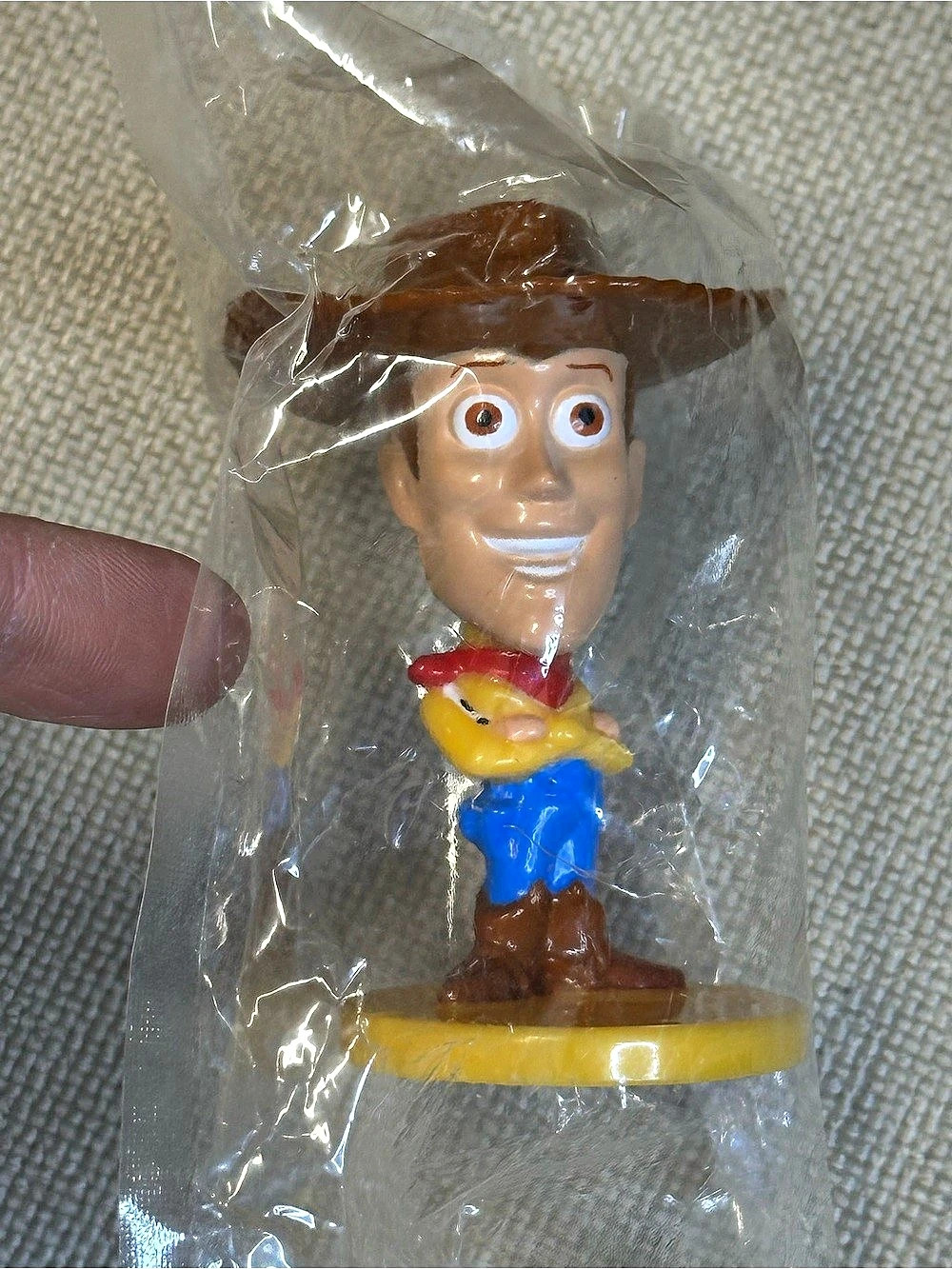 1995 Disney Pixar Toy Story Woody Kellogg’s Cereal Promo Figure Sealed 3”